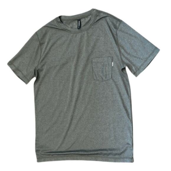 Vuori Other - Vuori Tradewind Performance Tee Men’s Small Gray Green Heather Pocket T-Shirt